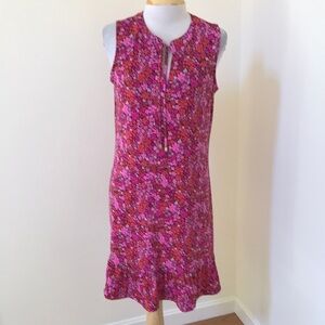Michael Kors medium Floral Sleeveless Pink multi Dress.